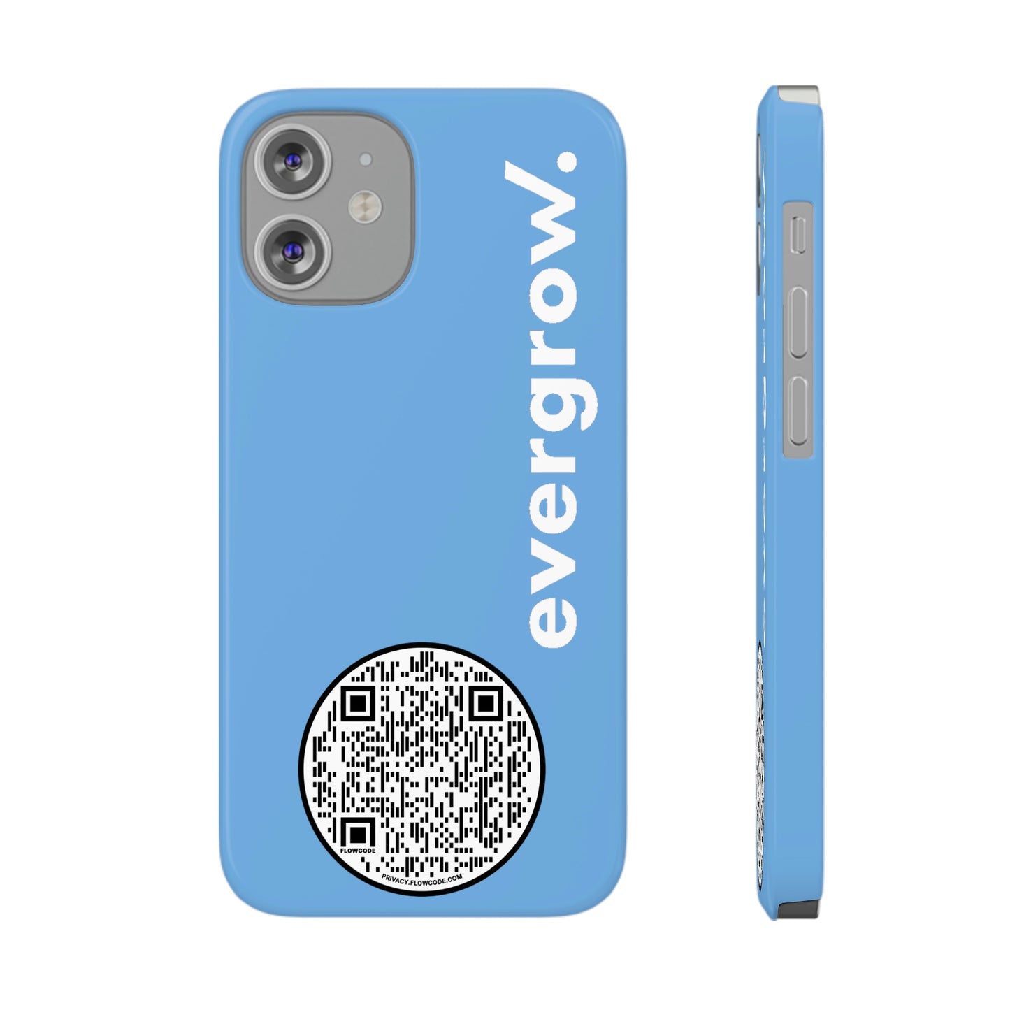 USA - Slim Phone Cases, Case-Mate - with evergrow logo and QR code