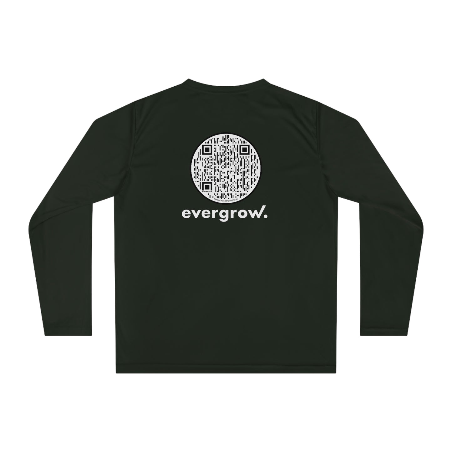 USA  Unisex Performance Long Sleeve Shirt - Dark Color w/white EGC Logo