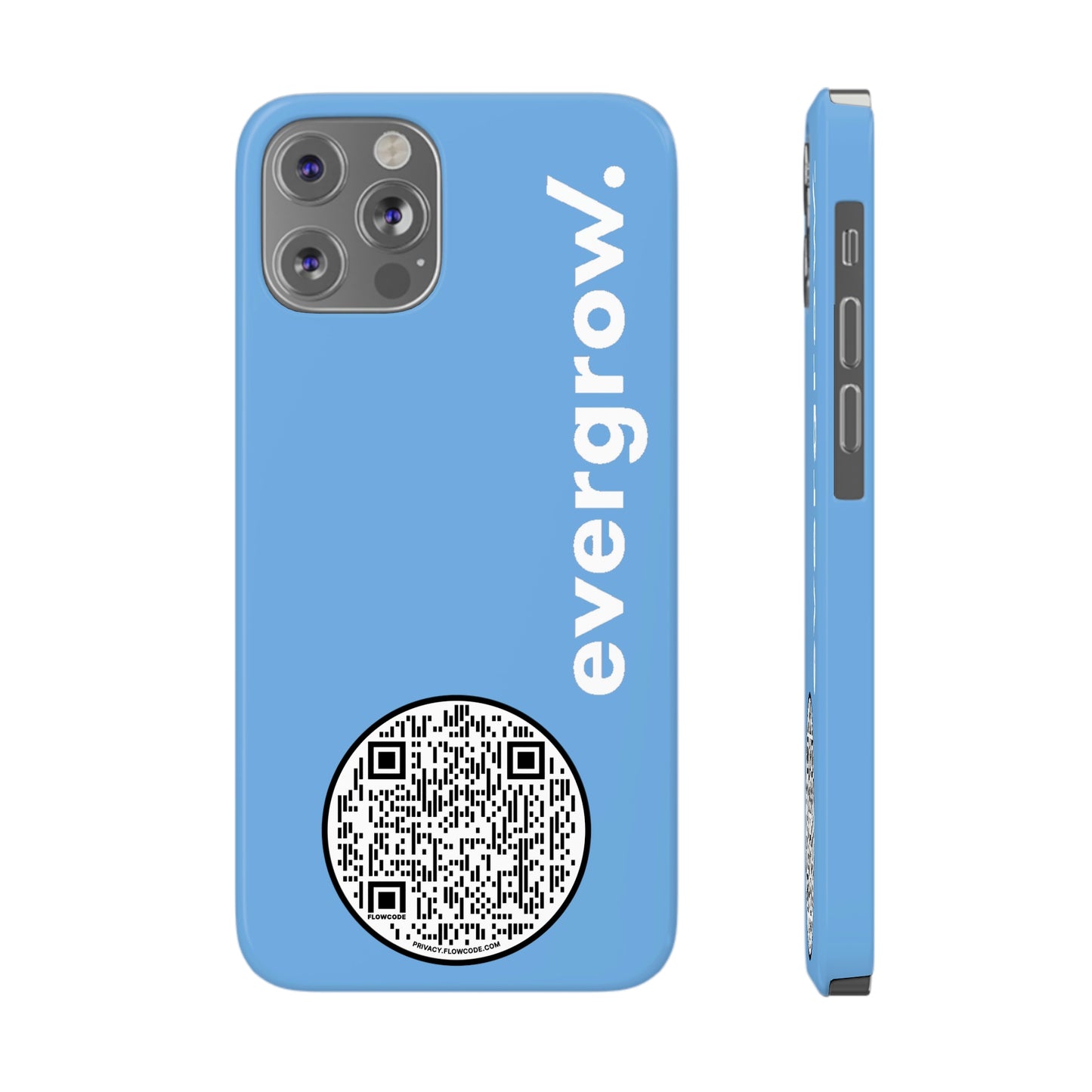 USA - Slim Phone Cases, Case-Mate - with evergrow logo and QR code