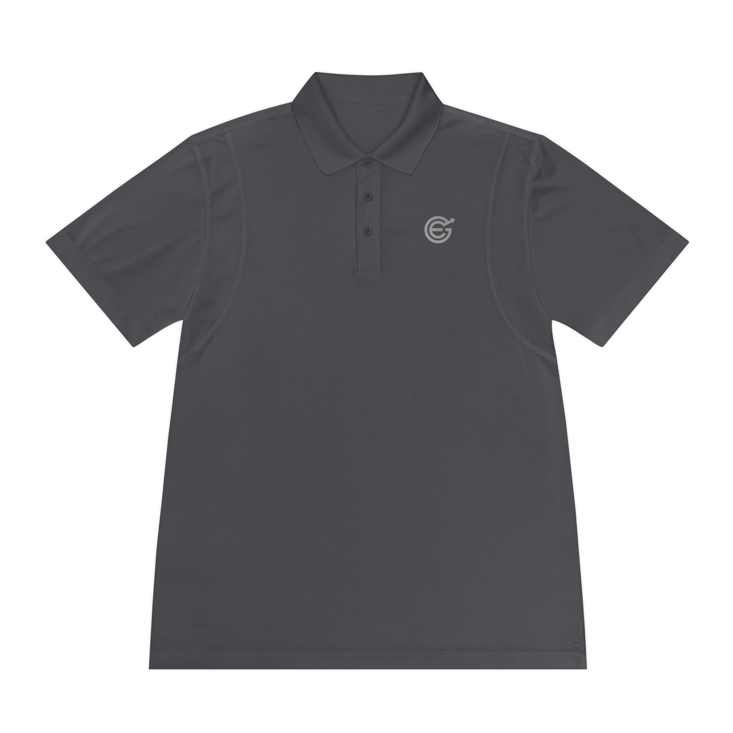 Men's Sport Polo Shirt with EverGrow Logo (Gray)