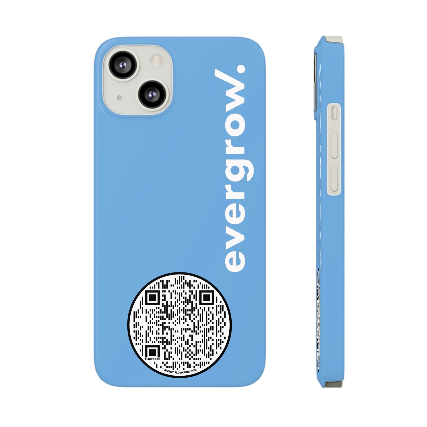 USA - Slim Phone Cases, Case-Mate - with evergrow logo and QR code