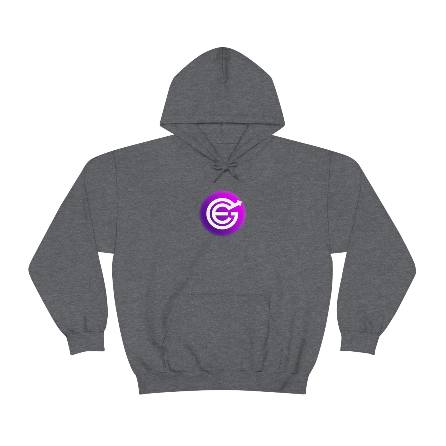 USA - Unisex Heavy Blend™ Hooded Sweatshirt - Evergrow Logo on front and QR Code on back with “The Evolution of Passive Income”