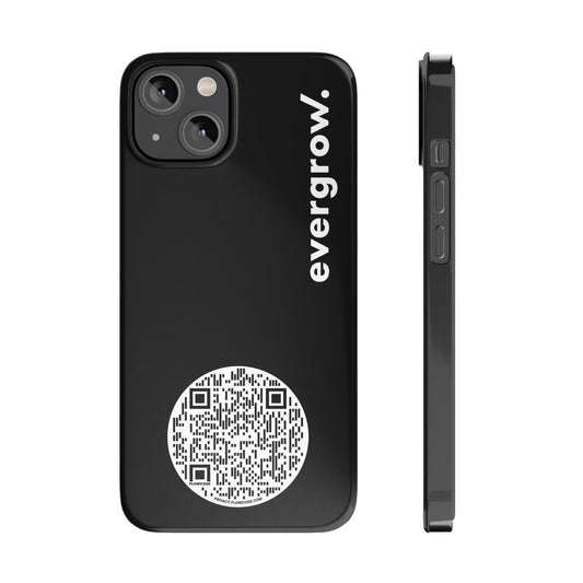 USA - Slim Phone Cases, Case-Mate - with evergrow logo and QR code