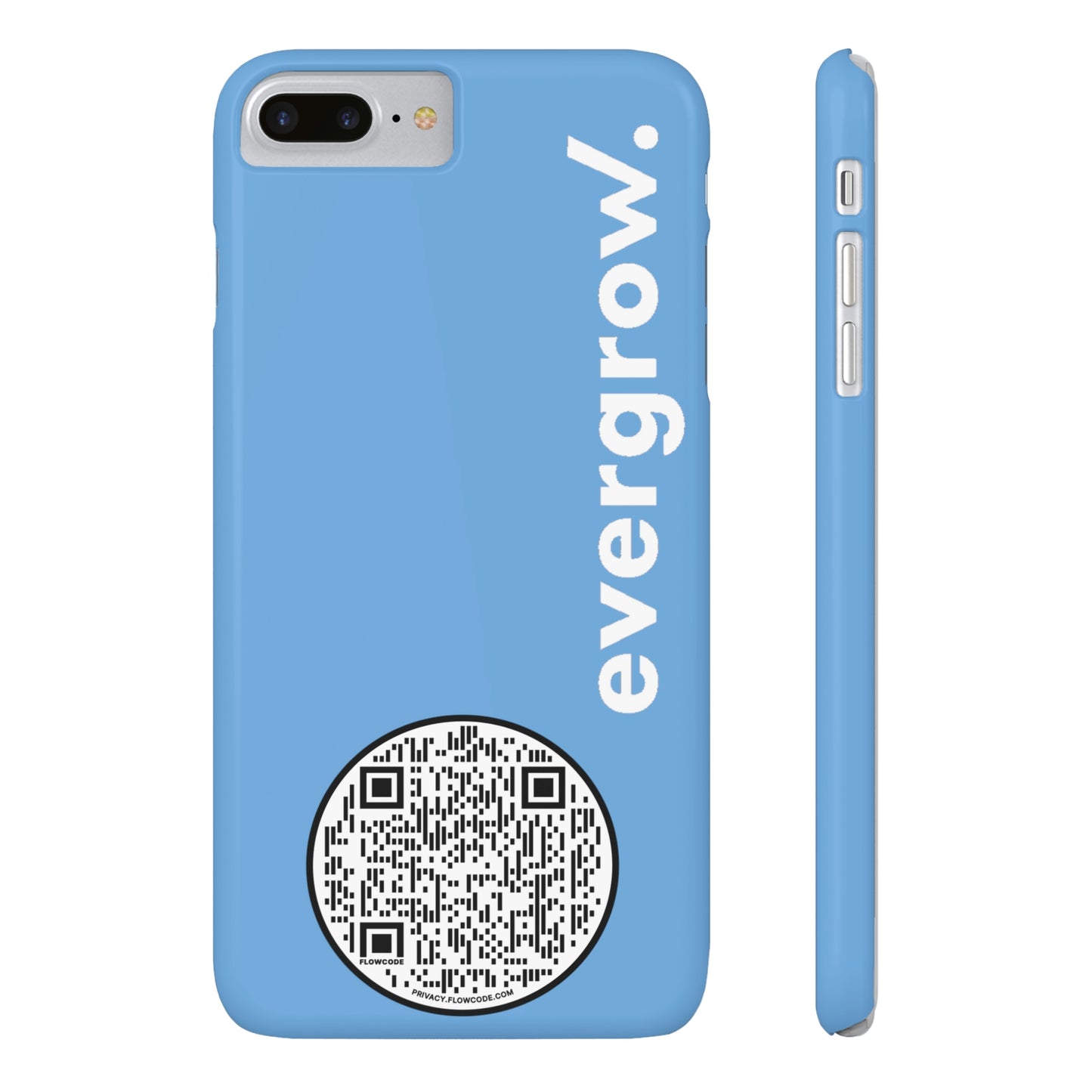 USA - Slim Phone Cases, Case-Mate - with evergrow logo and QR code