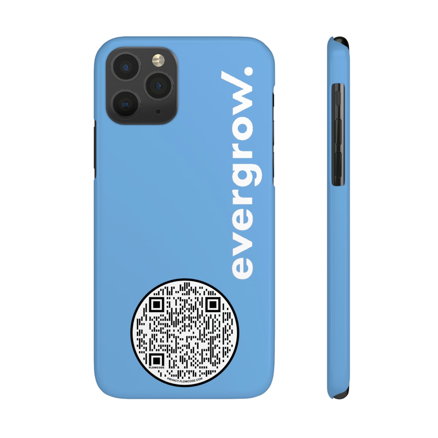 USA - Slim Phone Cases, Case-Mate - with evergrow logo and QR code