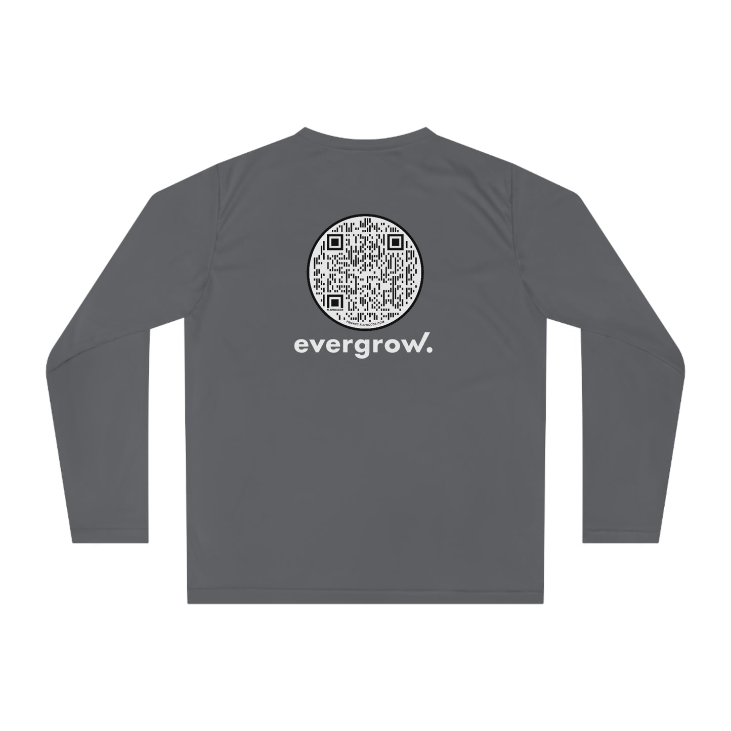 USA  Unisex Performance Long Sleeve Shirt - Dark Color w/white EGC Logo