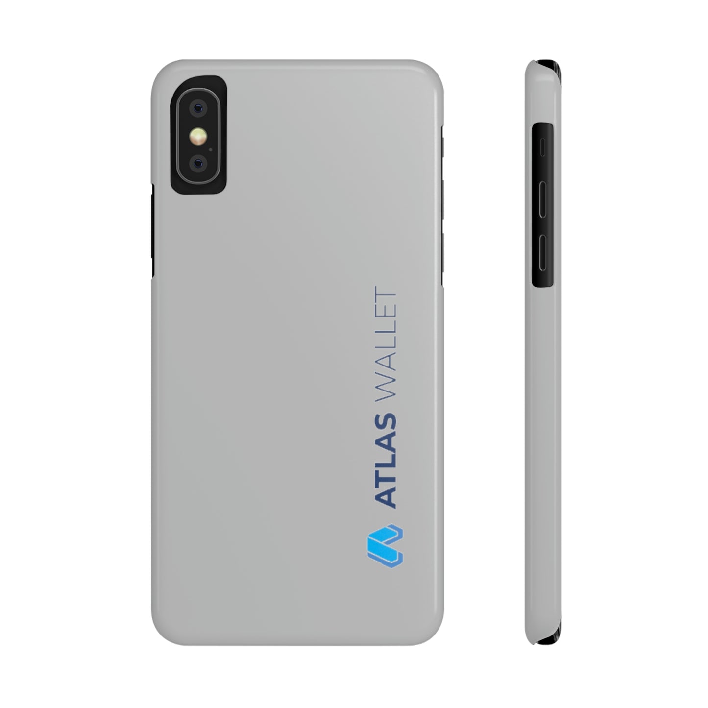 Slim Phone Cases, Case-Mate - Atlas Wallet with logo (Blue)