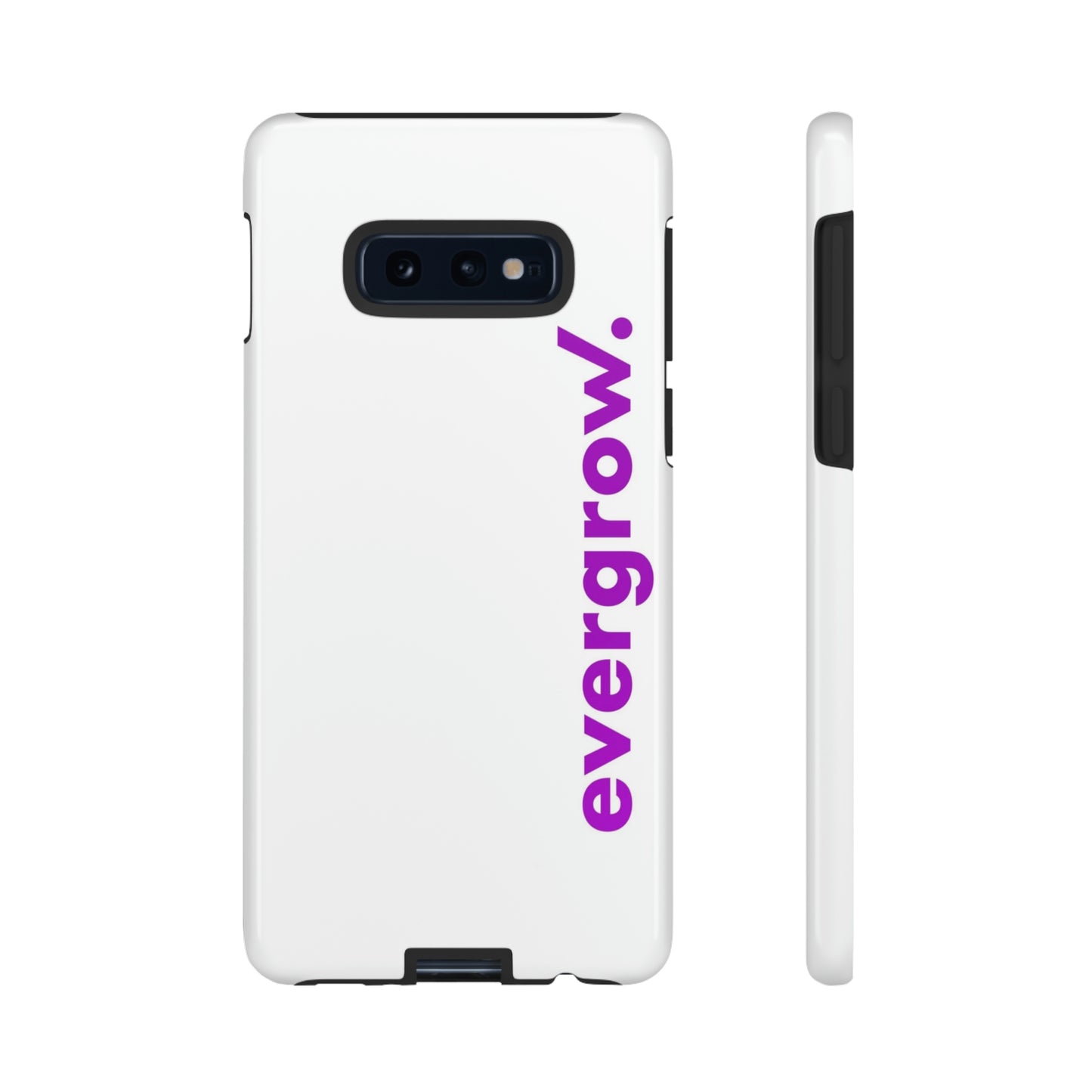 Worldwide - Tough Cases - White with evergrow in purple