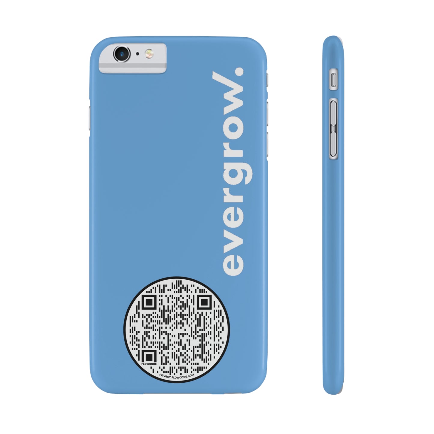 USA - Slim Phone Cases, Case-Mate - with evergrow logo and QR code