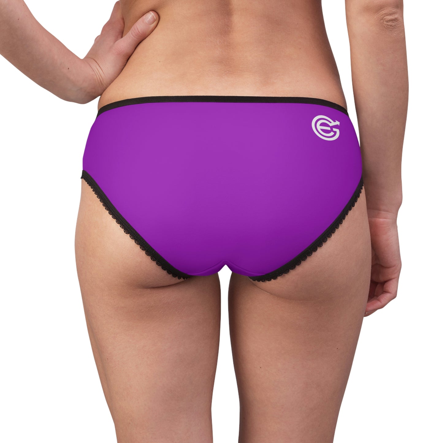 China - Women's Briefs in EverGrow Colors - evergrow on front and EGC logo on back