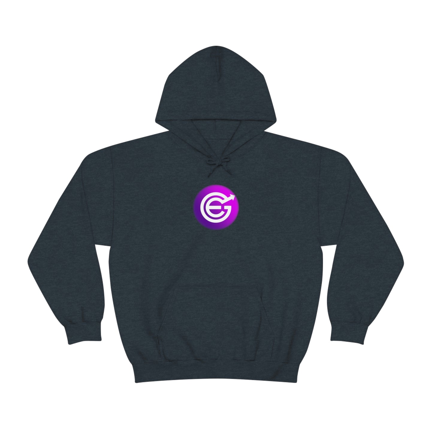 USA - Unisex Heavy Blend™ Hooded Sweatshirt - Evergrow Logo on front and QR Code on back with “The Evolution of Passive Income”