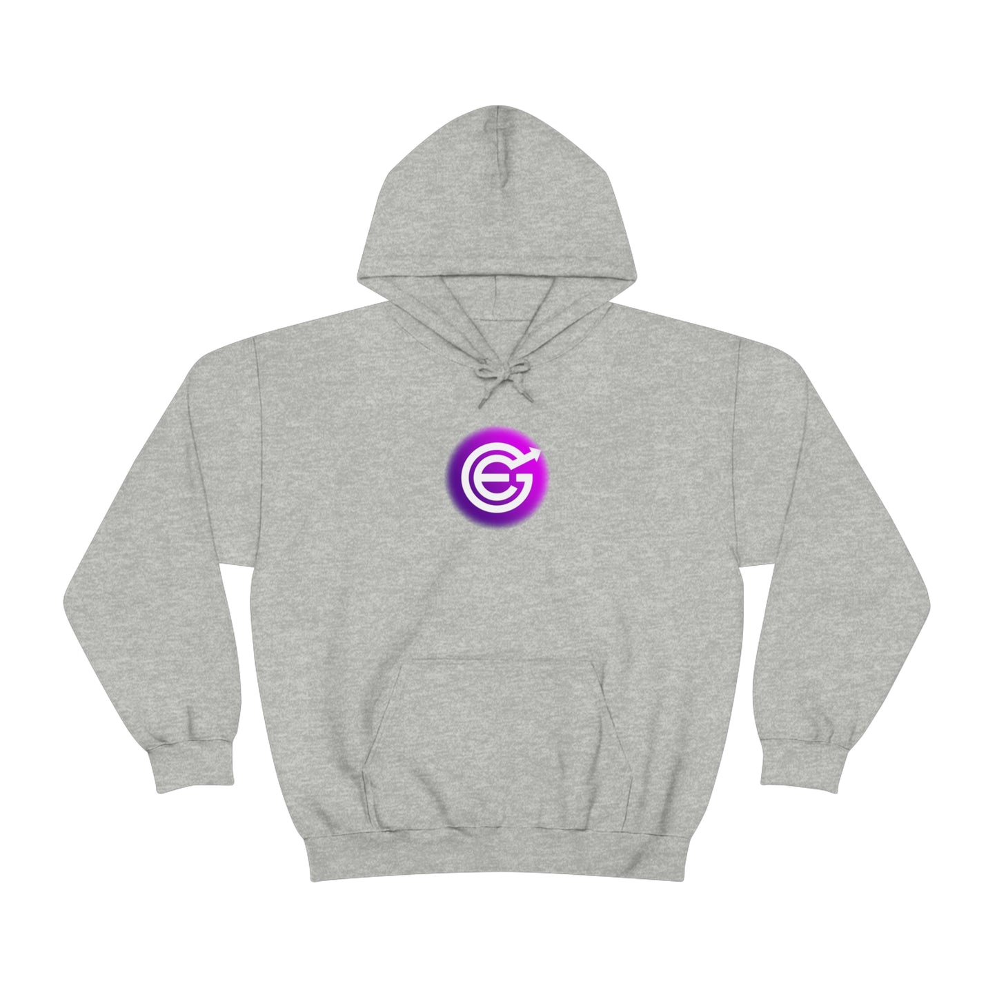 USA - Unisex Heavy Blend™ Hooded Sweatshirt - Evergrow Logo on front and QR Code on back with “The Evolution of Passive Income”