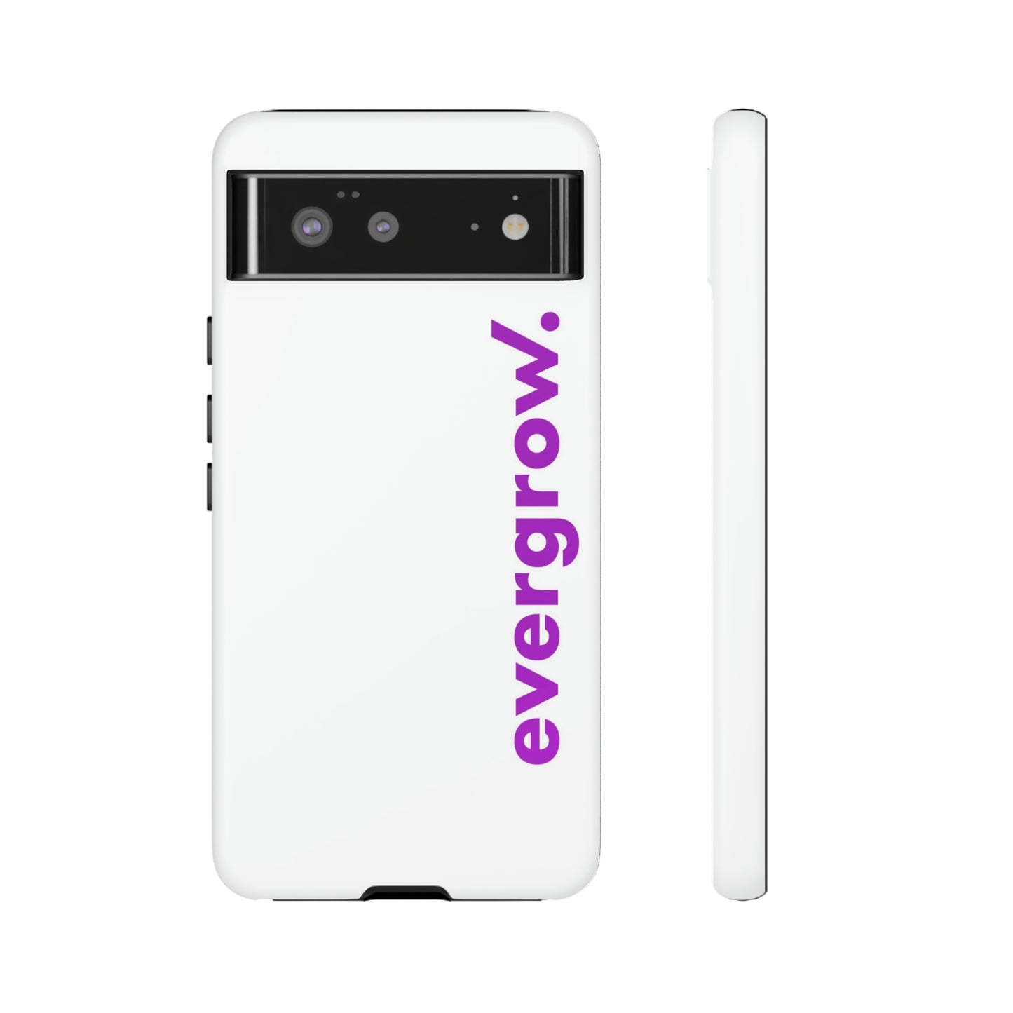 Worldwide - Tough Cases - White with evergrow in purple