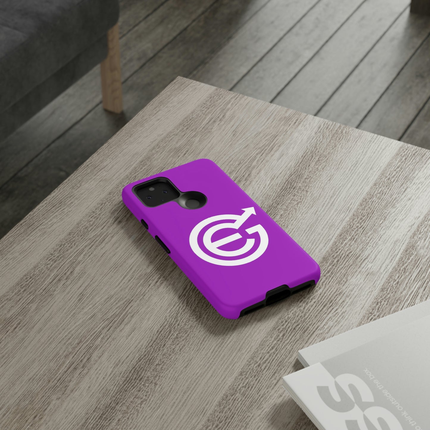 Woldwide - Tough Cases with case in EverGrow purple and white EverGrow Logo