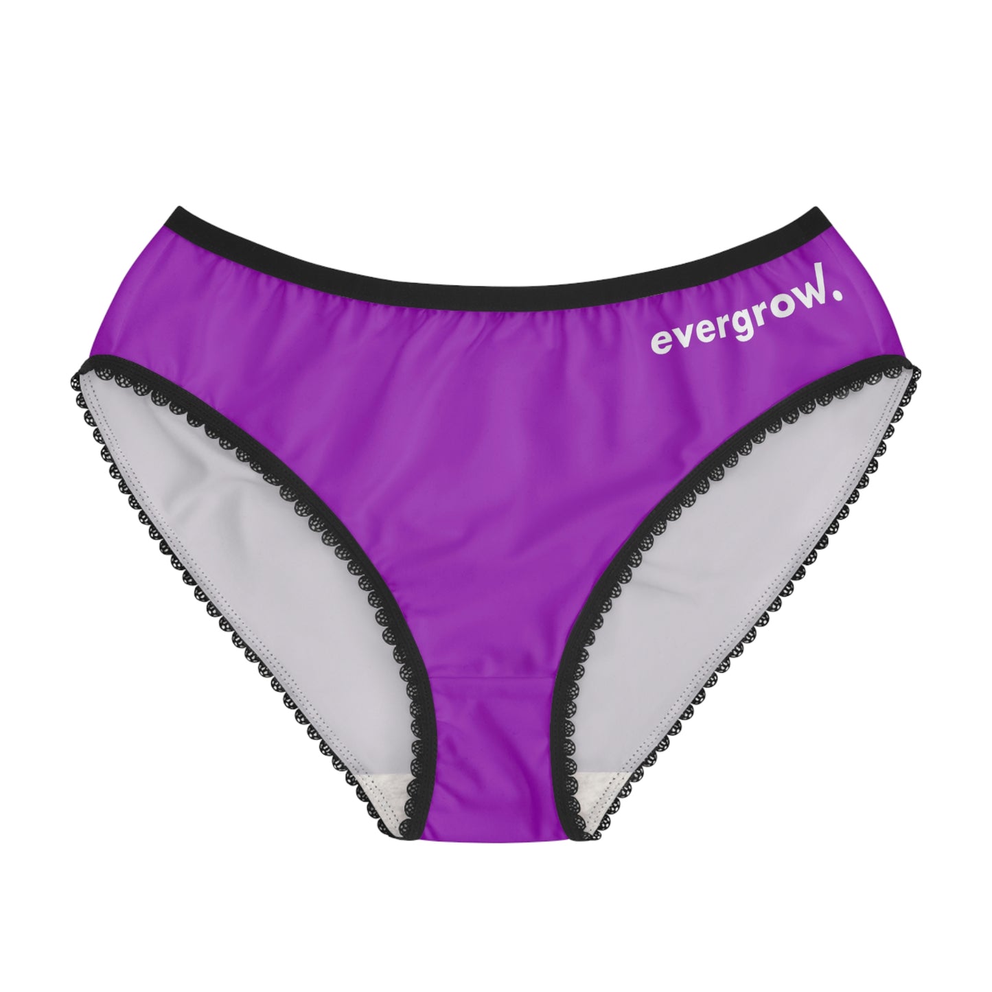 China - Women's Briefs in EverGrow Colors - evergrow on front and EGC logo on back