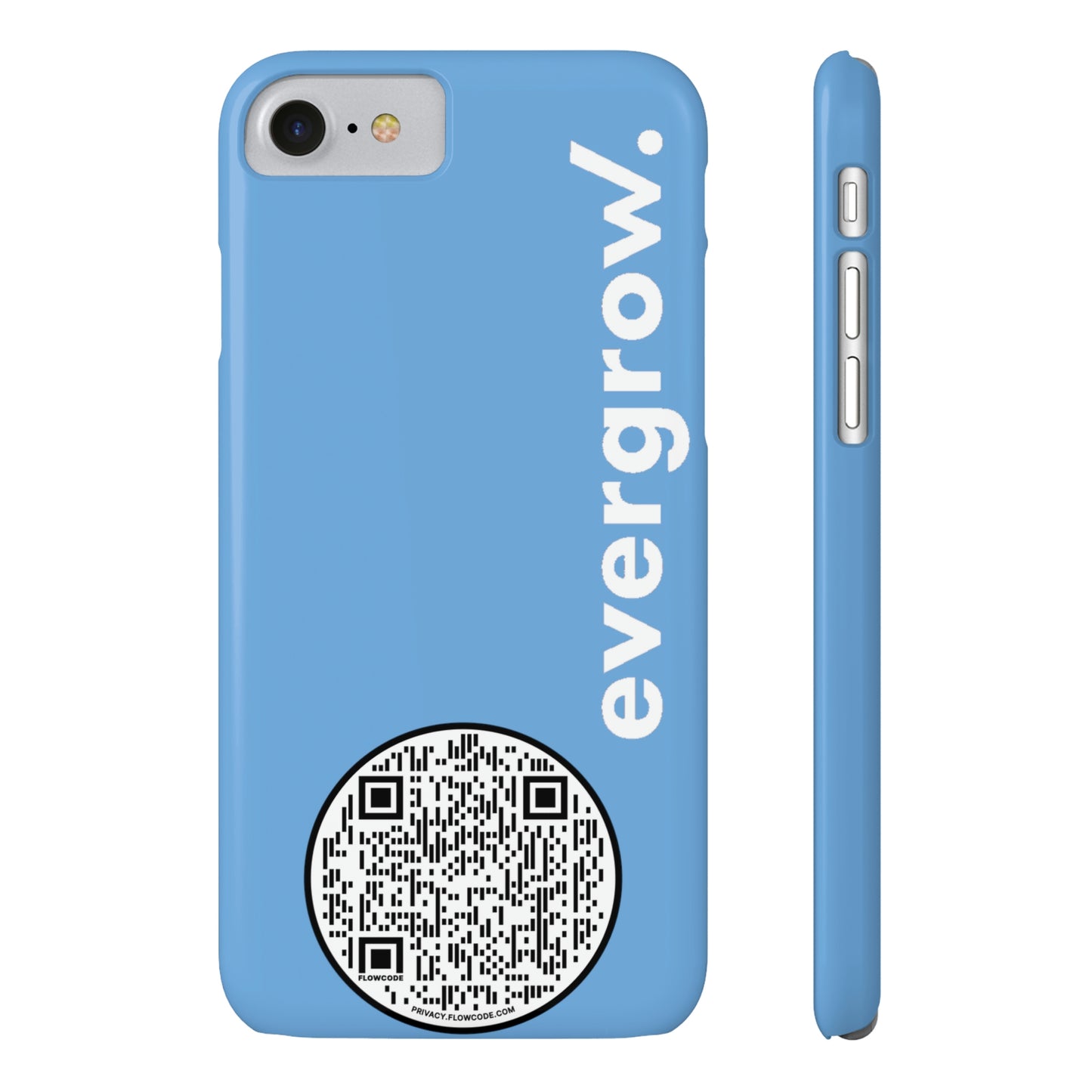 USA - Slim Phone Cases, Case-Mate - with evergrow logo and QR code