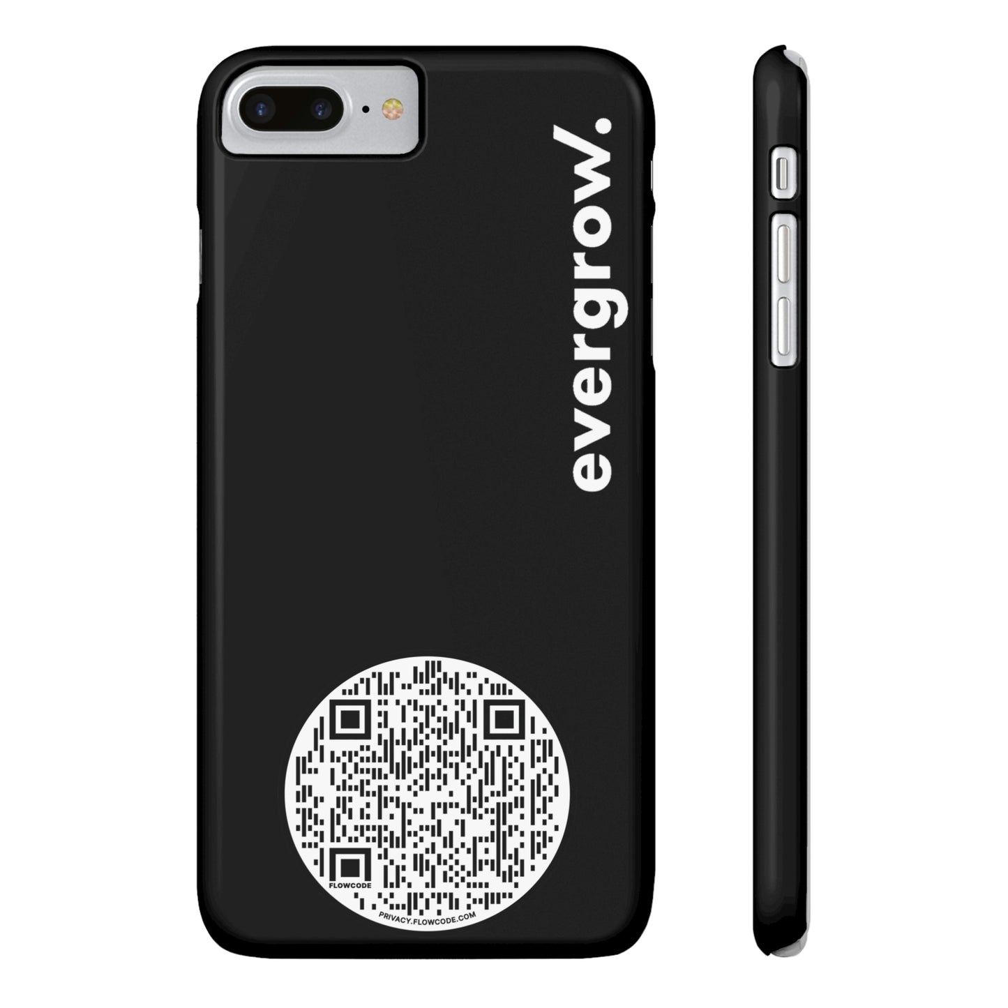 USA - Slim Phone Cases, Case-Mate - with evergrow logo and QR code