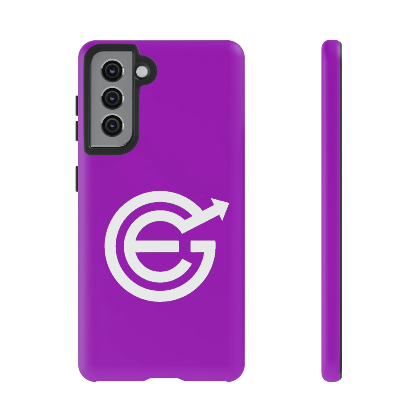 Woldwide - Tough Cases with case in EverGrow purple and white EverGrow Logo