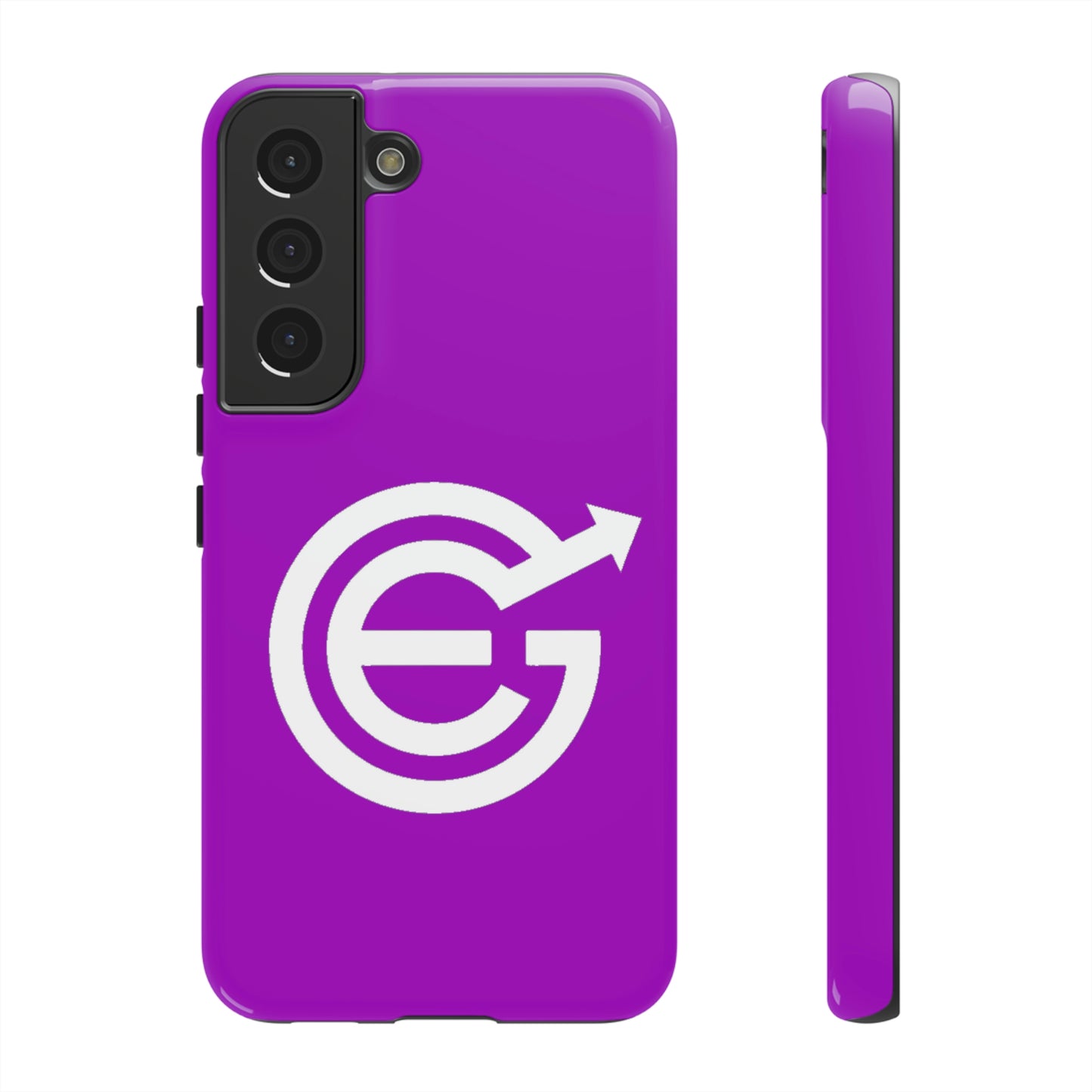 Woldwide - Tough Cases with case in EverGrow purple and white EverGrow Logo