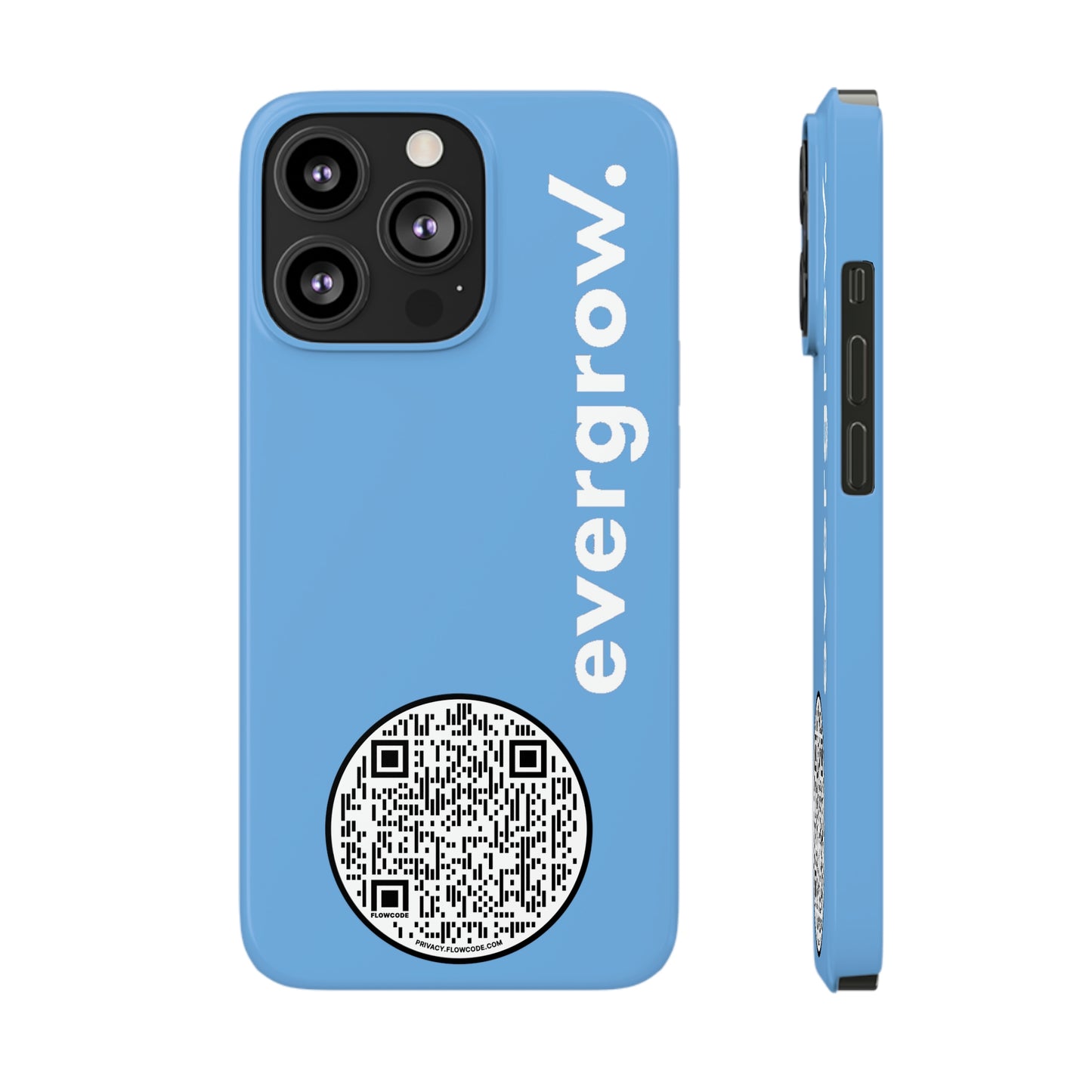 USA - Slim Phone Cases, Case-Mate - with evergrow logo and QR code