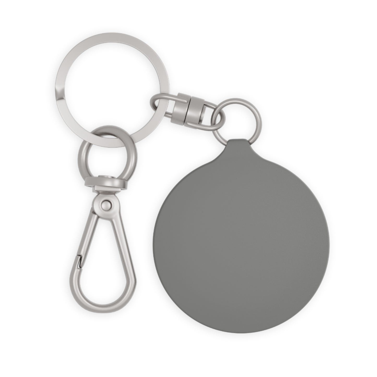 EverGrow Keyring Tag with black background with EverGrow and logo in gray - Worldwide