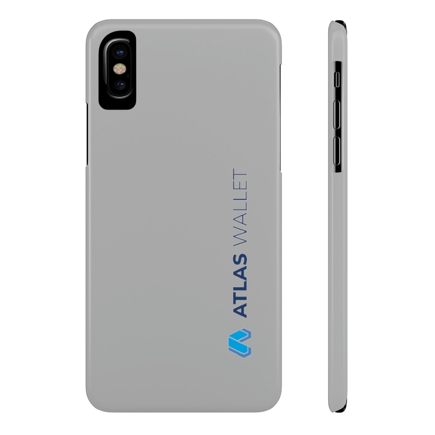 Slim Phone Cases, Case-Mate - Atlas Wallet with logo (Blue)