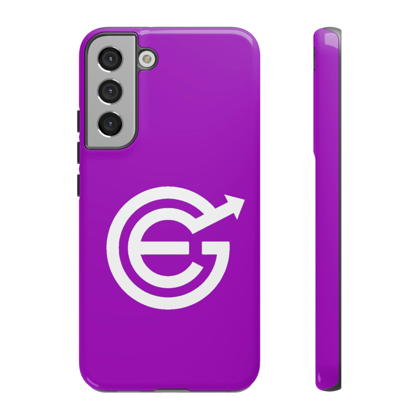 Woldwide - Tough Cases with case in EverGrow purple and white EverGrow Logo