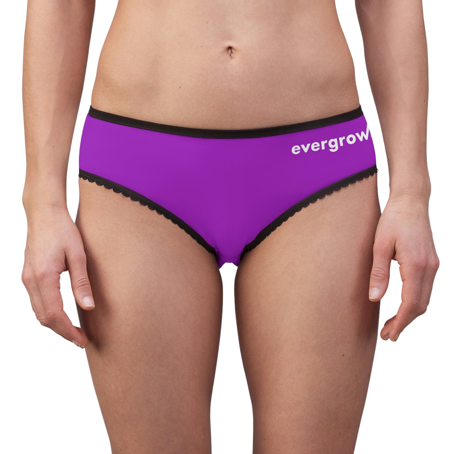 China - Women's Briefs in EverGrow Colors - evergrow on front and EGC logo on back