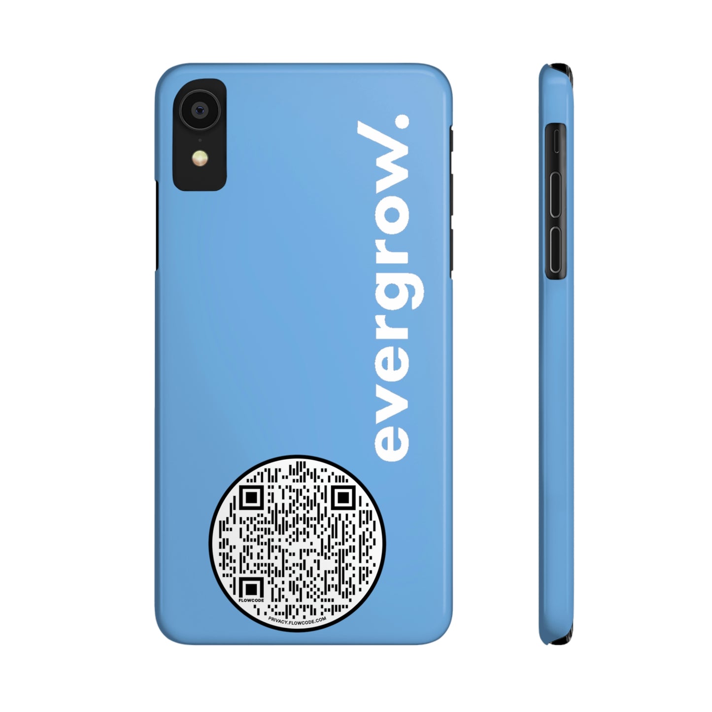 USA - Slim Phone Cases, Case-Mate - with evergrow logo and QR code