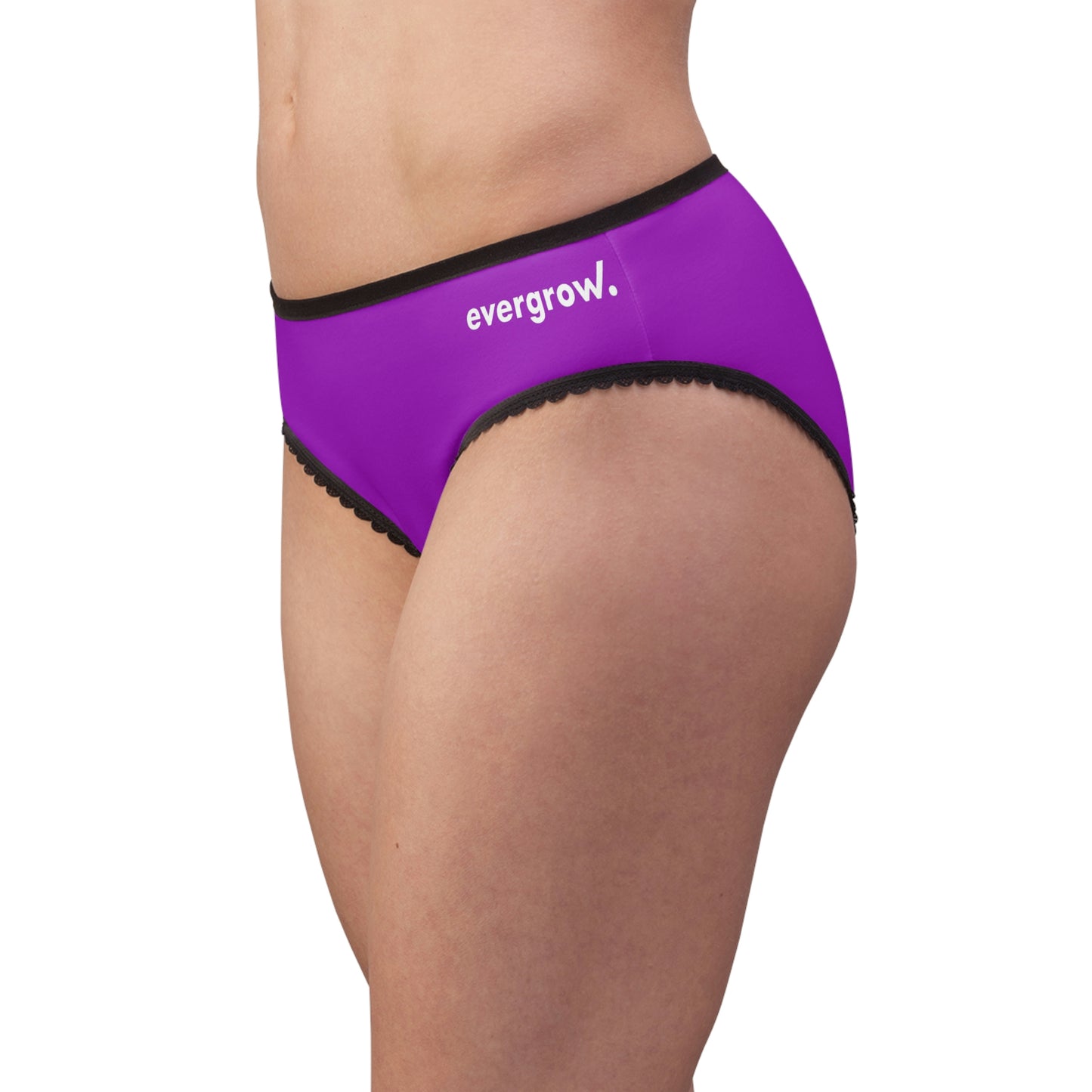 China - Women's Briefs in EverGrow Colors - evergrow on front and EGC logo on back