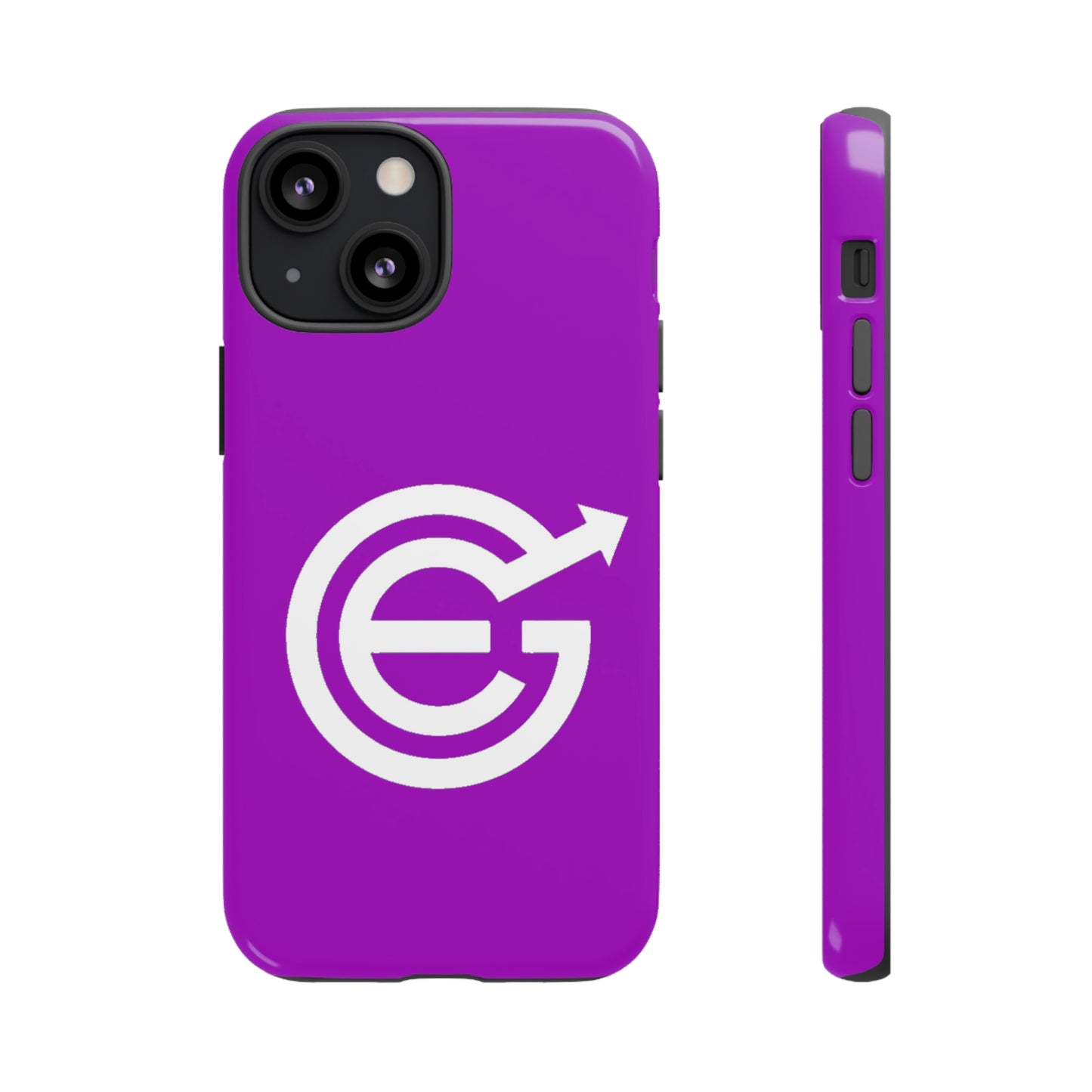 Woldwide - Tough Cases with case in EverGrow purple and white EverGrow Logo