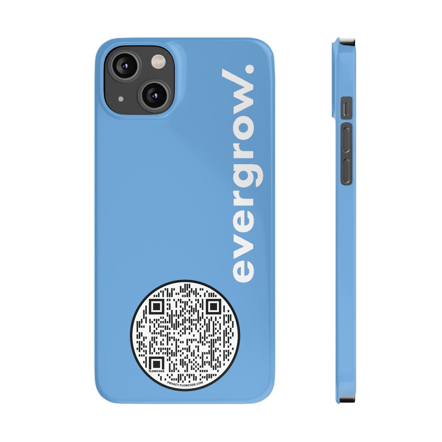 USA - Slim Phone Cases, Case-Mate - with evergrow logo and QR code