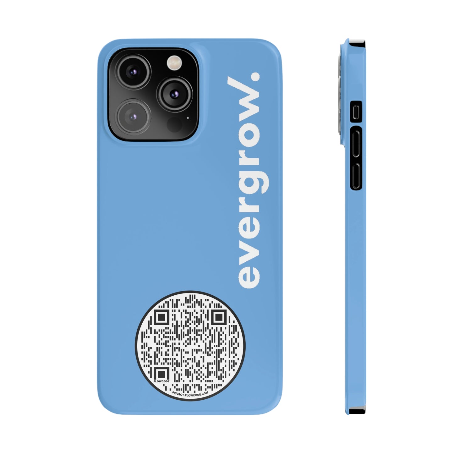 USA - Slim Phone Cases, Case-Mate - with evergrow logo and QR code