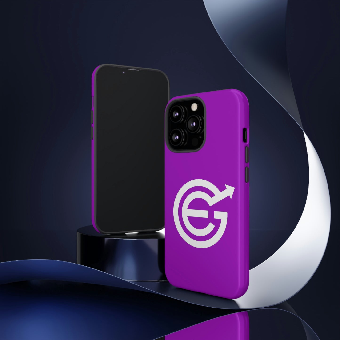 Woldwide - Tough Cases with case in EverGrow purple and white EverGrow Logo