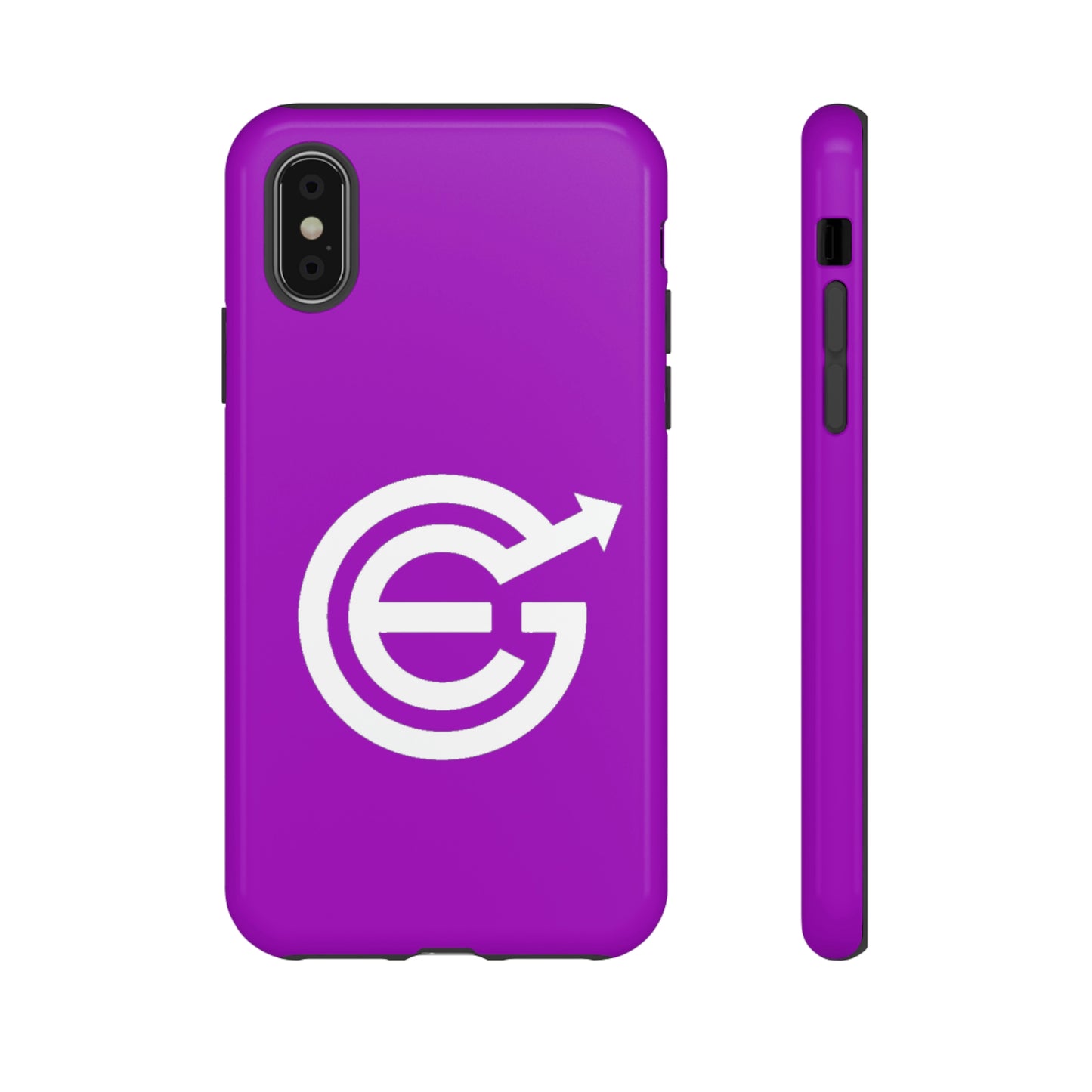 Woldwide - Tough Cases with case in EverGrow purple and white EverGrow Logo