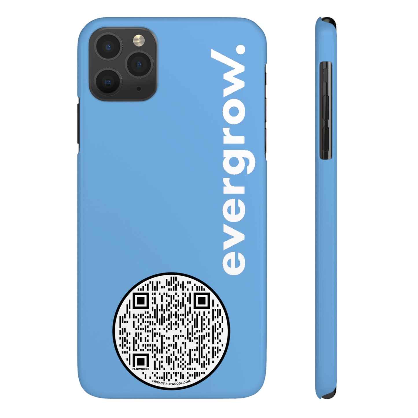 USA - Slim Phone Cases, Case-Mate - with evergrow logo and QR code