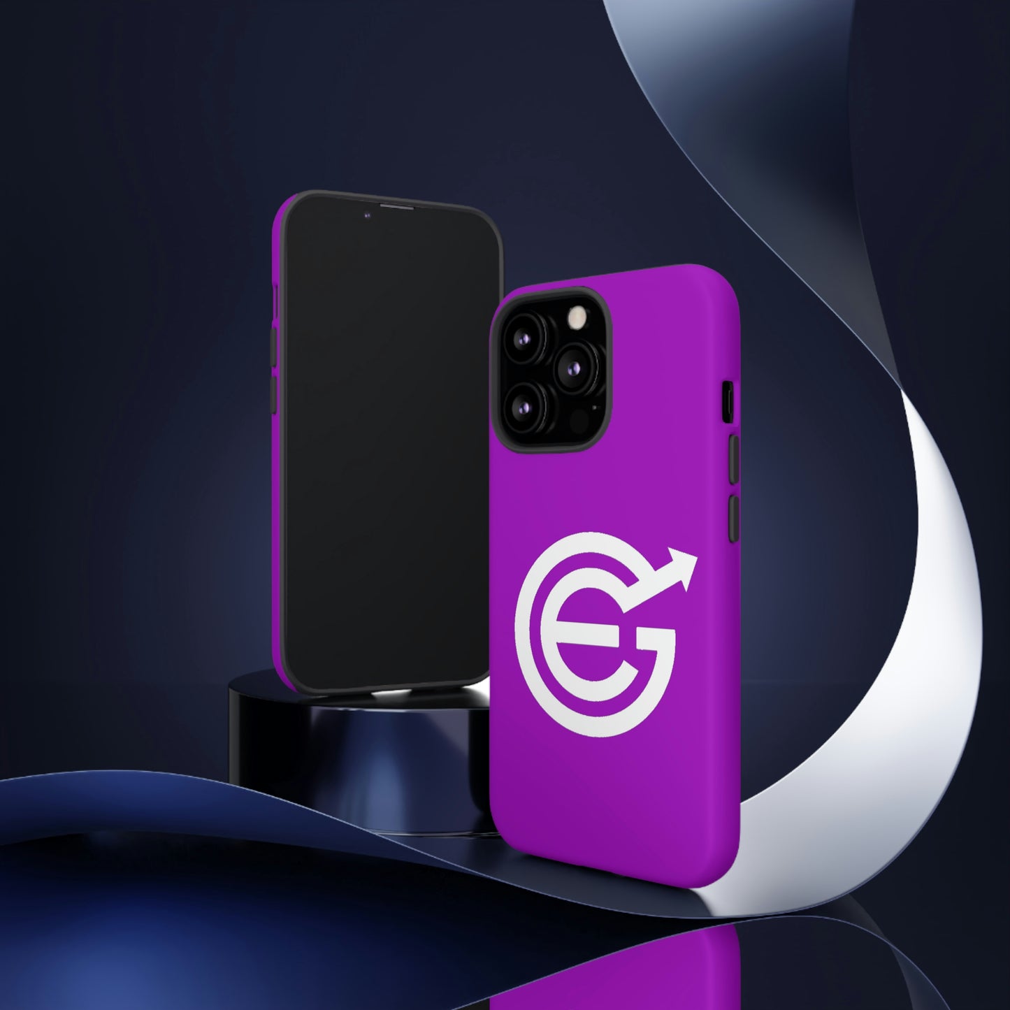 Woldwide - Tough Cases with case in EverGrow purple and white EverGrow Logo