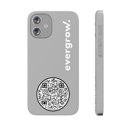 USA - Slim Phone Cases, Case-Mate with evergrow logo and QR code