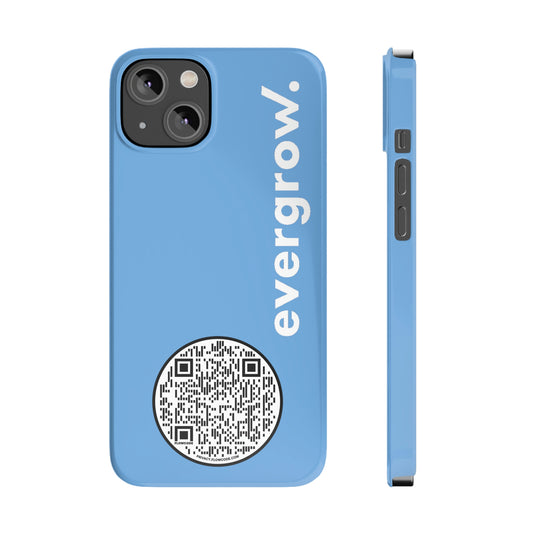 USA - Slim Phone Cases, Case-Mate - with evergrow logo and QR code