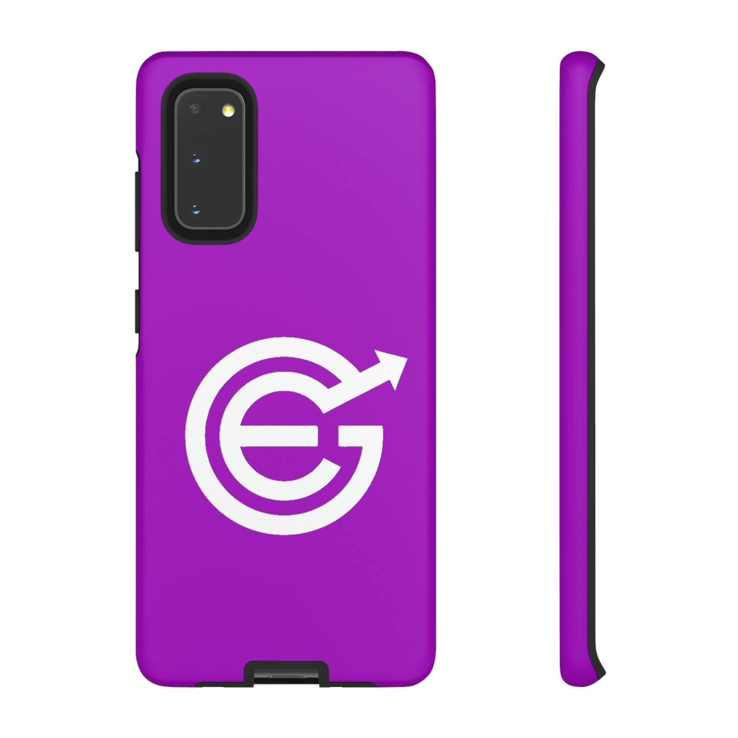 Woldwide - Tough Cases with case in EverGrow purple and white EverGrow Logo