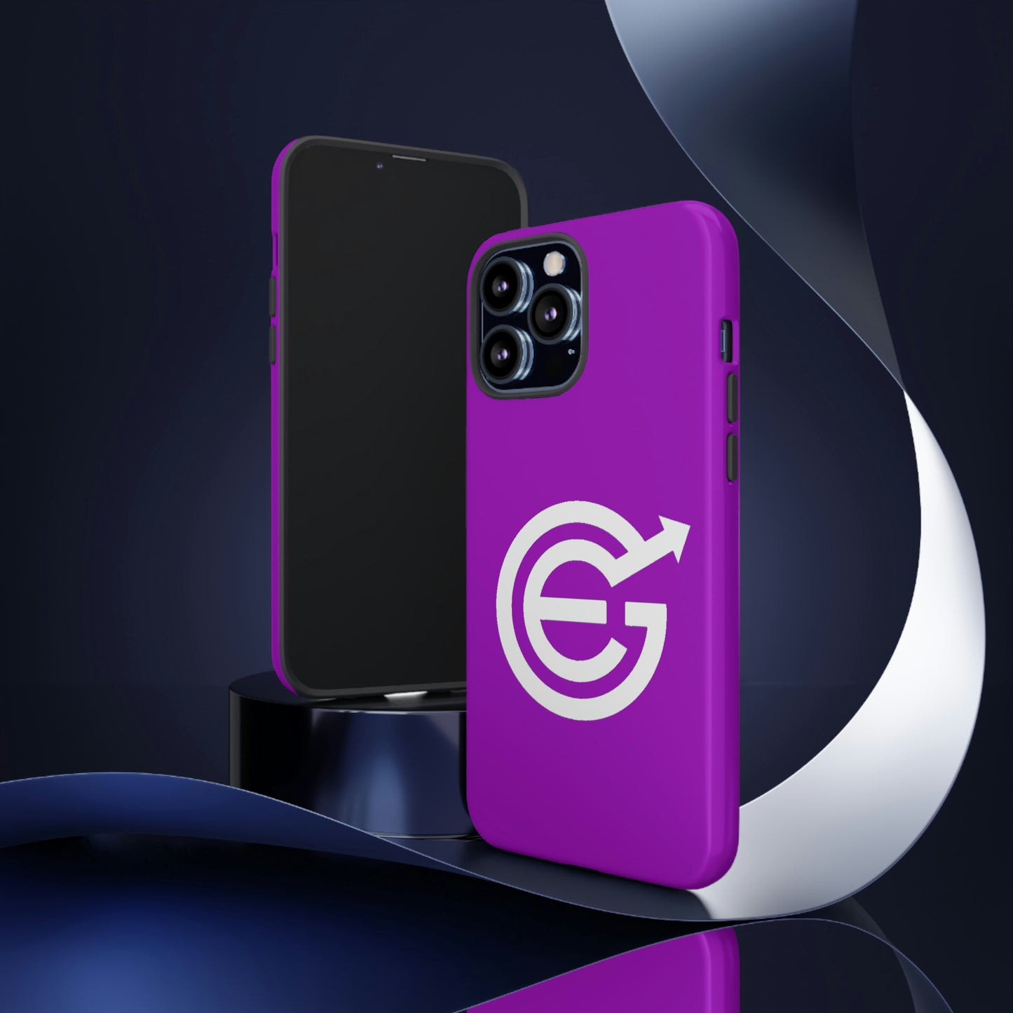 Woldwide - Tough Cases with case in EverGrow purple and white EverGrow Logo