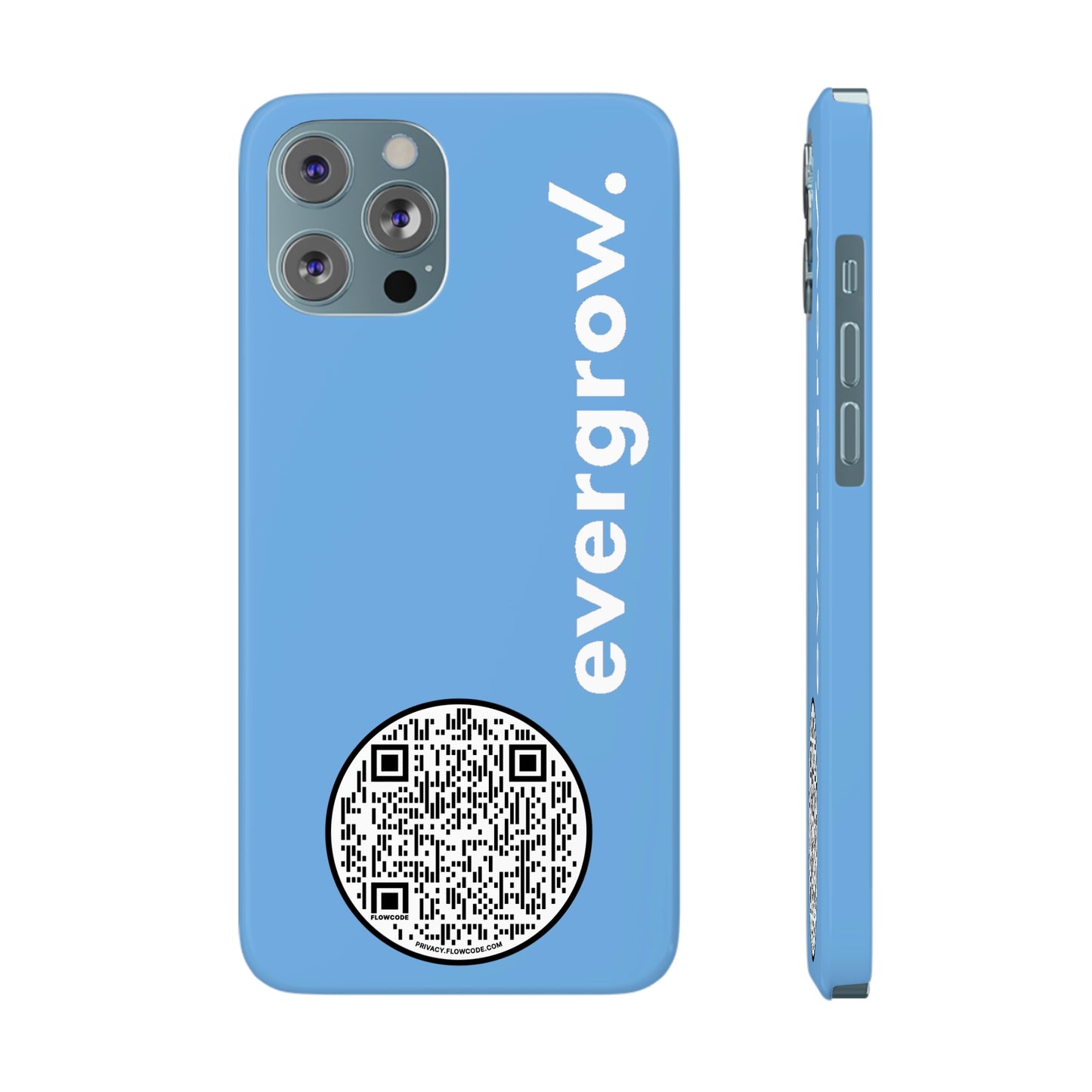 USA - Slim Phone Cases, Case-Mate - with evergrow logo and QR code