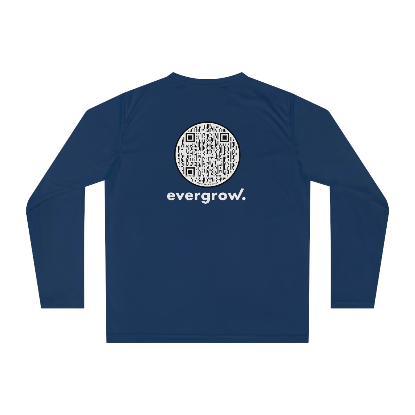 USA - Unisex Performance Long Sleeve Shirt - Dark Color w/white EGC Logo