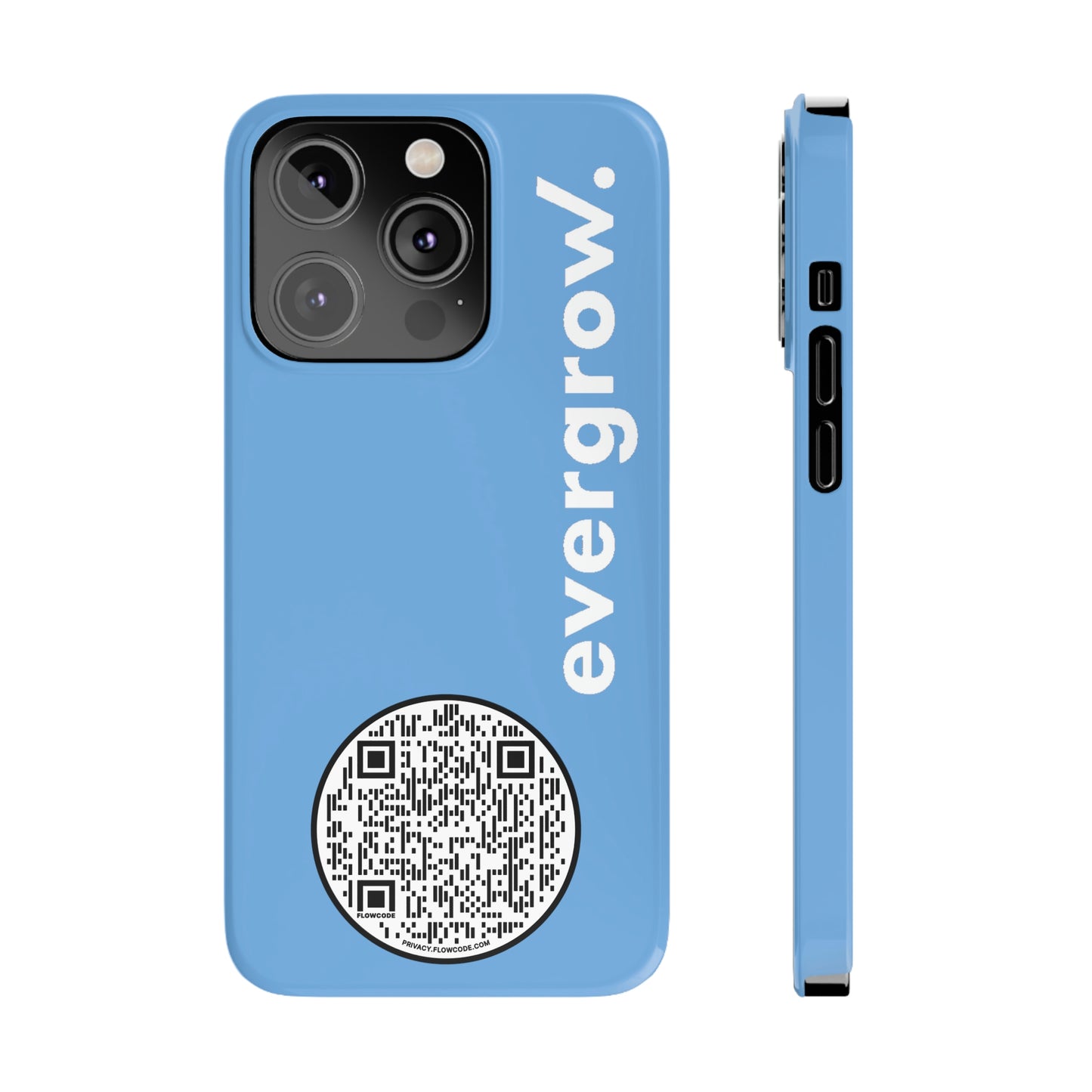 USA - Slim Phone Cases, Case-Mate - with evergrow logo and QR code