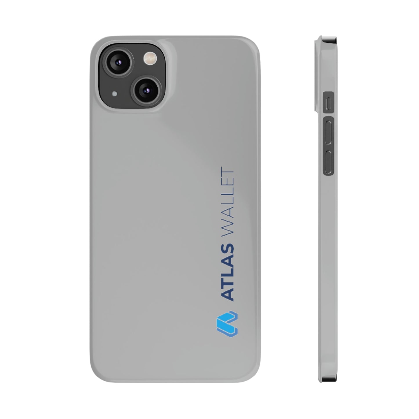 Slim Phone Cases, Case-Mate - Atlas Wallet with logo (Blue)