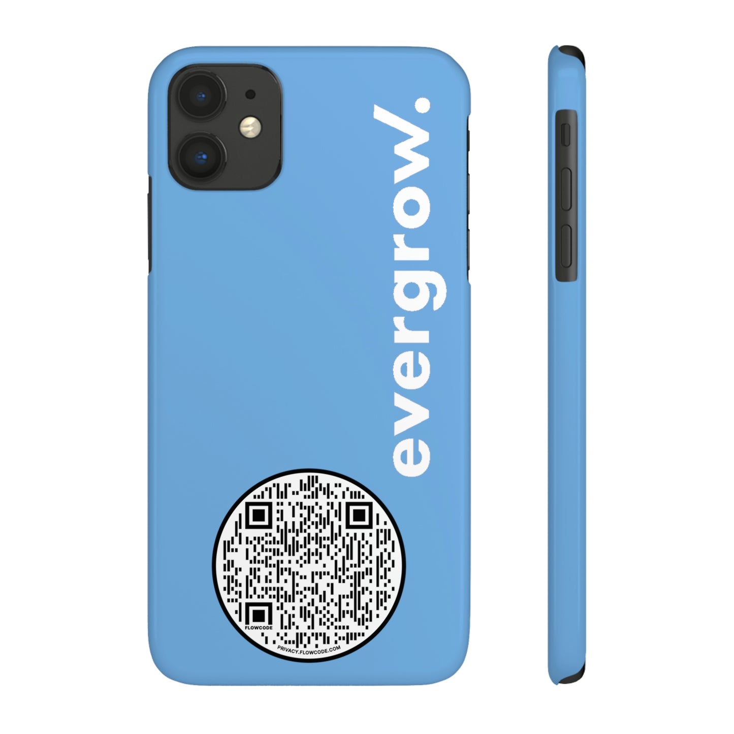 USA - Slim Phone Cases, Case-Mate - with evergrow logo and QR code