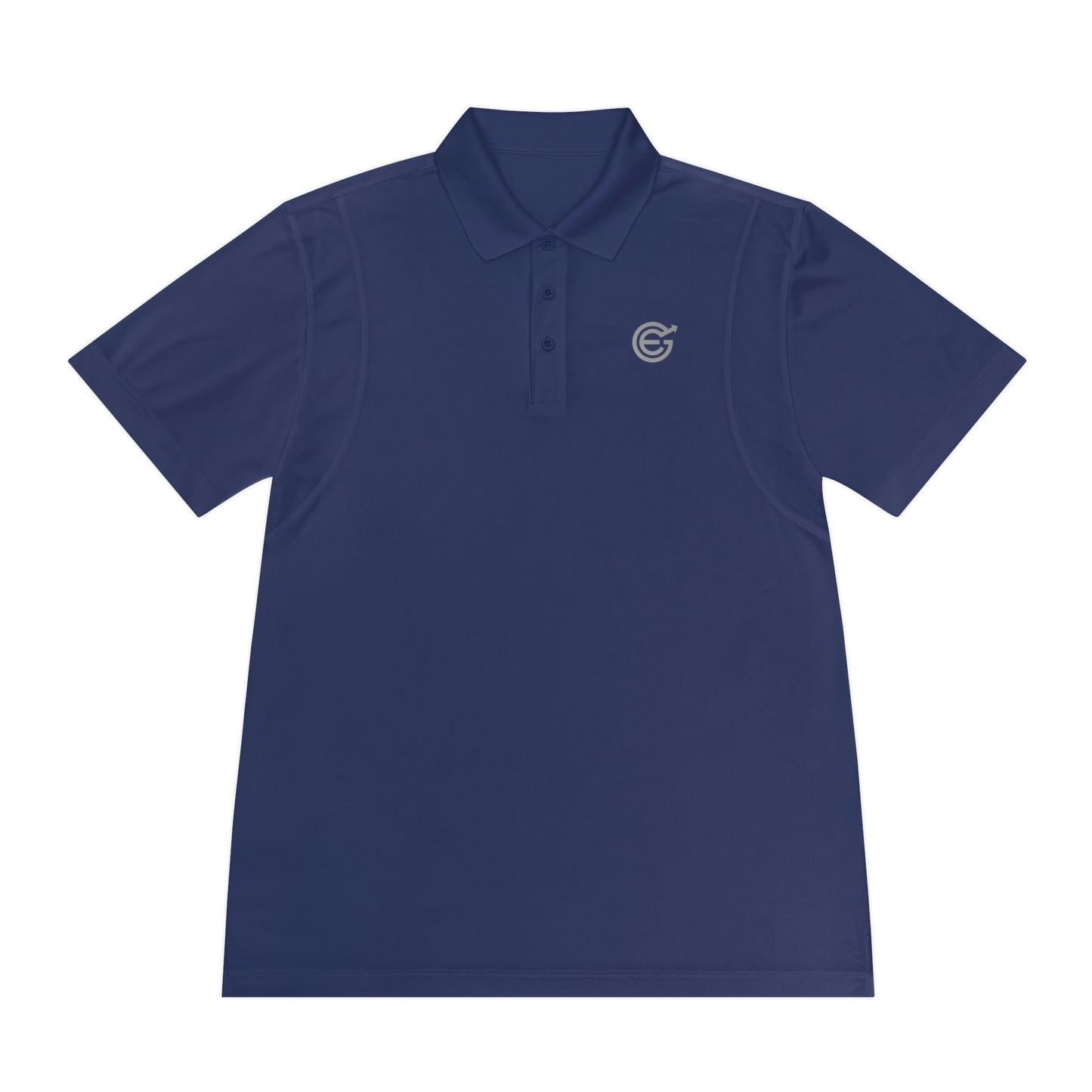 Men's Sport Polo Shirt with EverGrow Logo (Gray)